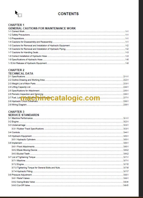 YANMAR VIO23-6 SERVICE MANUAL