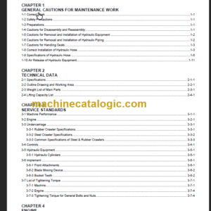 YANMAR VIO20 SERVICE MANUAL