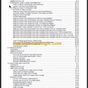 KOMATSU 107E-3 SERIES SHOP MANUAL