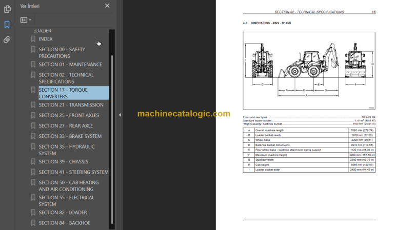 B90B-B95B-B95BLR TIER3 SERVICE MANUAL
