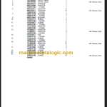 TAKEUCHI TB138FR Compact Excavator Parts Manual