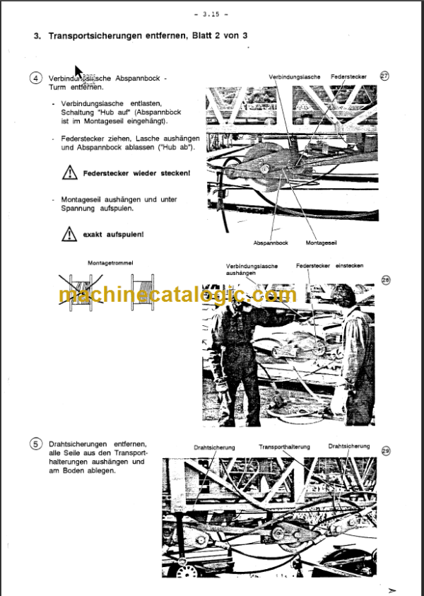 LIEBHERR 35K OPERATING INSTRUCTIONS