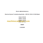NAVISTAR BE 200-CE200-CE300 TRUCK SERVICE MANUAL