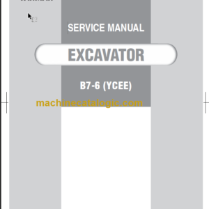 YANMAR B7-6 SERVICE MANUAL