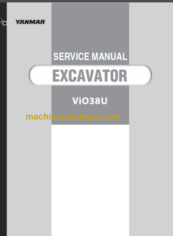 YANMAR VIO38U SERVICE MANUAL