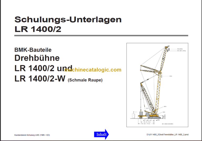 LIEBHERR LR 1400-2 DREHBUHNE