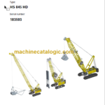 LIEBHERR HS845 HD TECHNICAL INFORMATION