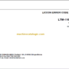 LIEBHERR LTM1160 5.1 LICCON ERROR CODE
