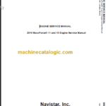 NAVISTAR MAXXFORCE11-13 ENGINE SERVICE MANUAL