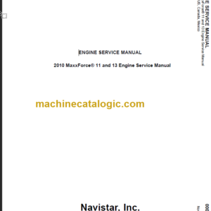 NAVISTAR MAXXFORCE11-13 ENGINE SERVICE MANUAL