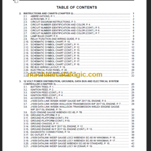 NAVISTAR IC BUS RE SERIES CIRCUIT DIAGRAMS