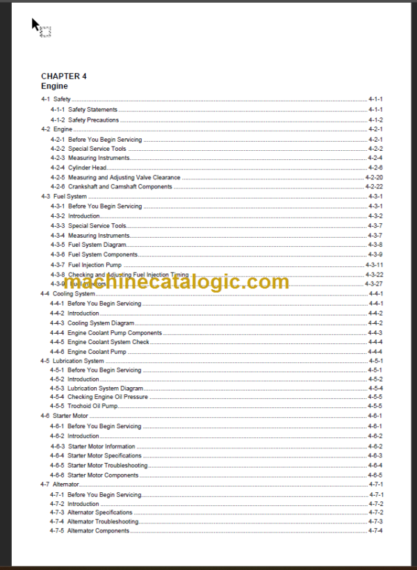 YANMAR VIO38U SERVICE MANUAL