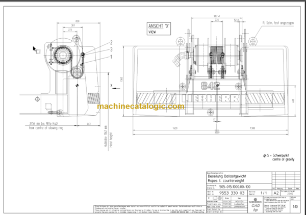 LIEBHERR HS845 HD TECHNICAL INFORMATION