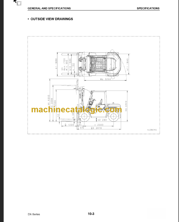 KOMATSU FD50 FD60 FD70 FD80-8 SHOP MANUAL