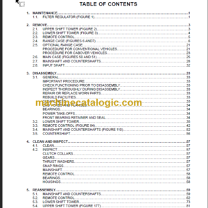 NAVISTAR SPICER AUTOMATE-2 SERVICE MANUAL