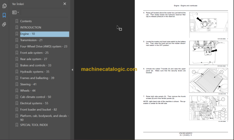 NEW HOLLAND W130C-W170C TIER 4B SERVICE MANUAL