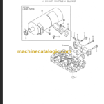 TAKEUCHI TB15FR Mini Excavator Parts Manual Engine