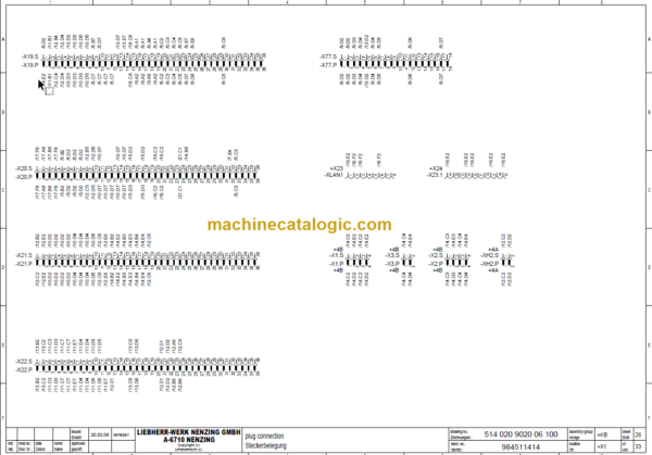 LIEBHERR HS845 HD TECHNICAL INFORMATION