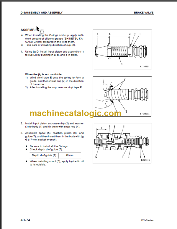 KOMATSU FD50 FD60 FD70 FD80-8 SHOP MANUAL