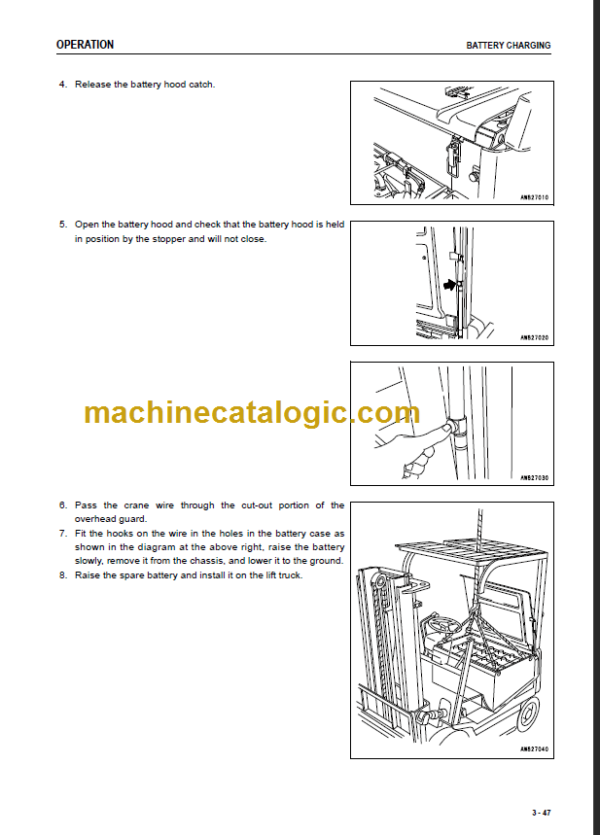 KOMATSU FB30-11 OPERATION MANUAL