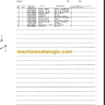 TAKEUCHI TB15FR Mini Excavator Parts Manual Engine