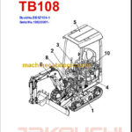 TAKEUCHI TB108 Compact Excavator Parts Manual