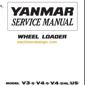 YANMAR V3-5 V4-5 SERVICE MANUAL