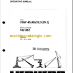 LIEBHERR CBW 45 40 26 OPERATING MANUAL