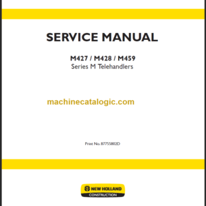 NEW HOLLAND M427-M428-M459 SERVICE MANUAL