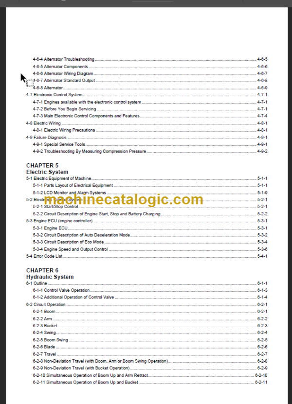 YANMAR VIO33-6-VIO38-6 SERVICE MANUAL