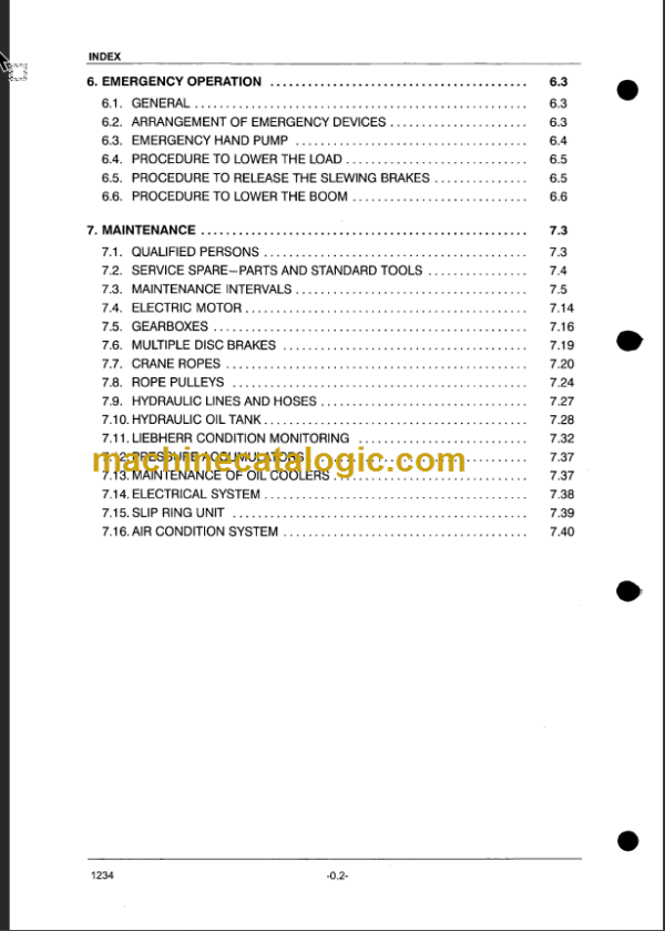 LIEBHERR CBW 45 40 26 OPERATING MANUAL