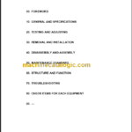 KOMATSU FG50 FG60 FG70-7 SHOP MANUAL