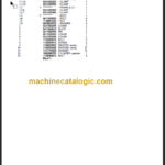 TAKEUCHI TB108 Compact Excavator Parts Manual
