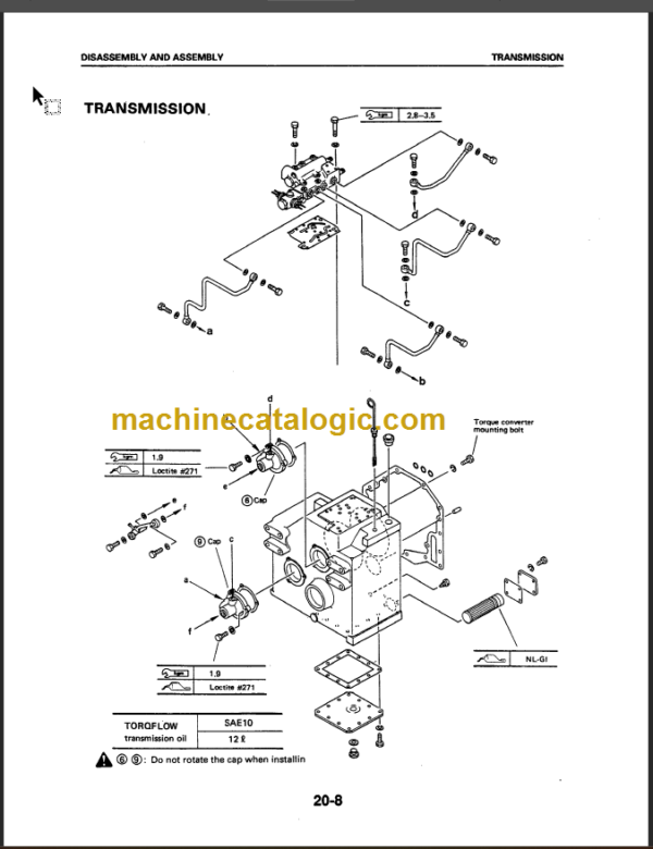 KOMATSU FG50(E) 60(E) 70(E) SHOP MANUAL