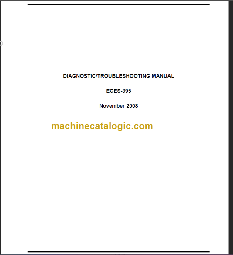 NAVISTAR EGES395 DIAGNOSTIC MANUAL