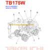 TAKEUCHI TB175W Hydraulic Excavator Parts Manual