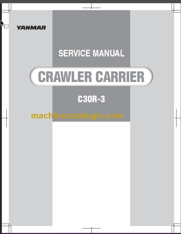 YANMAR C30 R-3 SERVICE MANUAL