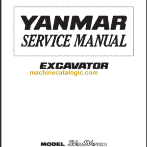 YANMAR SV15-SV17-SV17-SV17 EX SERVICE MANUAL