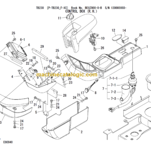 TAKEUCHI TB230 Mini Excavator Parts Manual