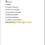 KOMATSU FD250-7 SHOP MANUAL