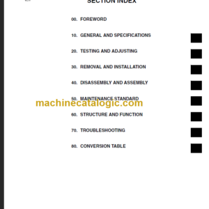 KOMATSU FD100 FD115-7 SHOP MANUAL