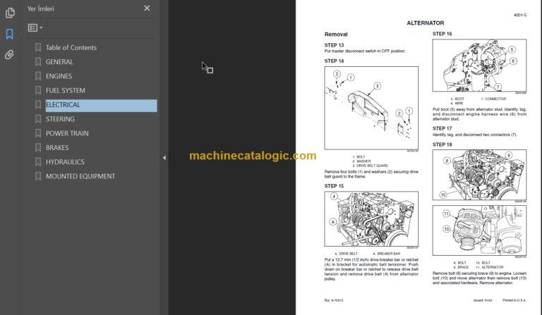 NEW HOLLAND LW110B SERVICE MANUAL