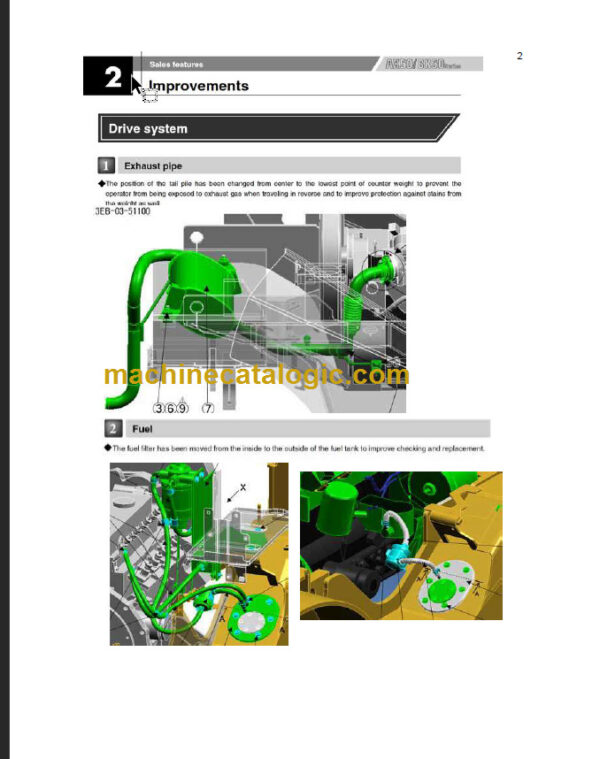 KOMATSU FD20(H) 25(H) 30(H) 35A-16 SHOP MANUAL