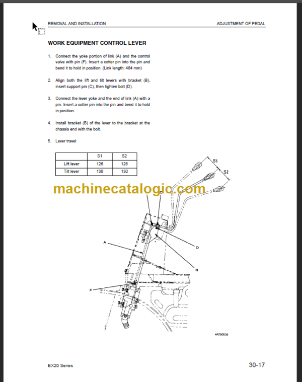 KOMATSU FD100 FD115-7 SHOP MANUAL