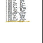 TAKEUCHI TB28FR Mini Excavator Parts Manual Engine