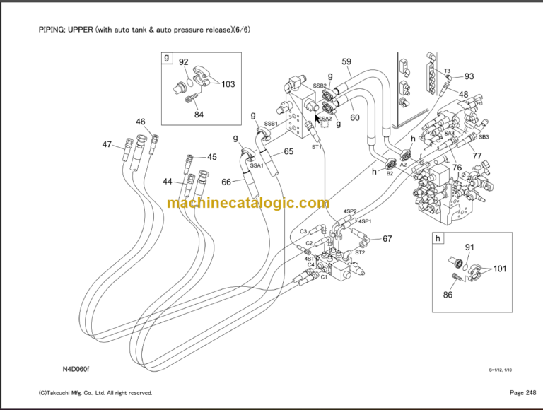 TAKEUCHI TB2150 Compact Excavator Parts Manual