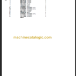 TAKEUCHI TB175 Compact Excavator Parts Manual