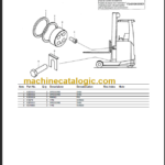 KOMATSU FB14RW-1R FB16RW-1R PARTS CATALOGUE