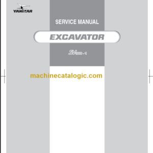 YANMAR SV100-1 SERVICE MANUAL