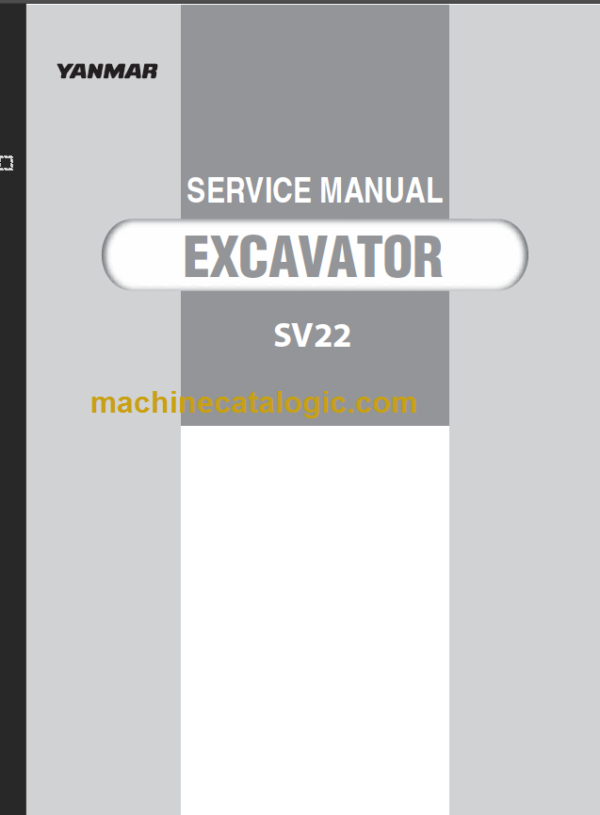 YANMAR SV22 SERVICE MANUAL